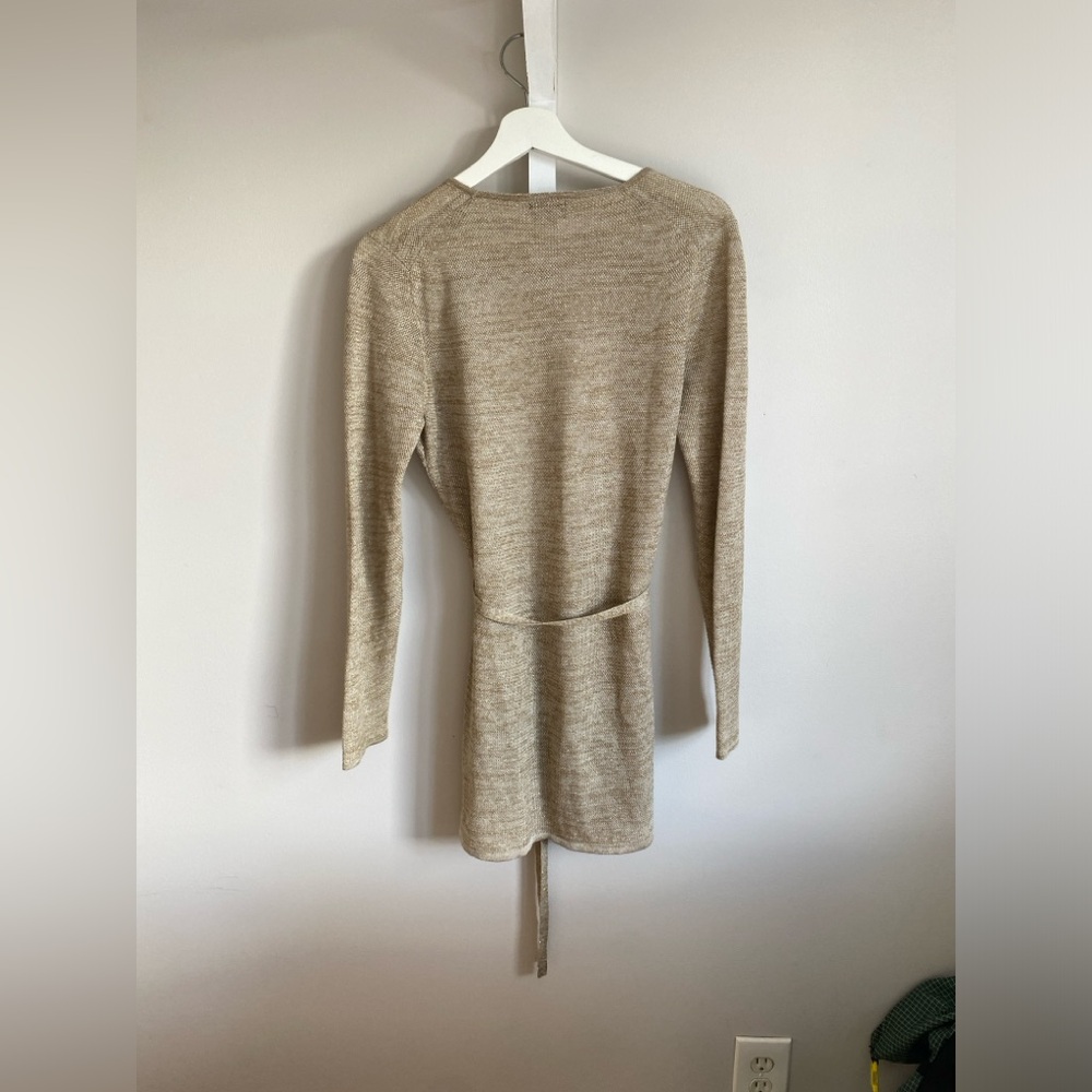 Massimo Dutti Tan Gold Knit Sweater - Picture 3 of 4